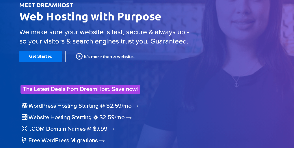 Dreamhost Website Hosting